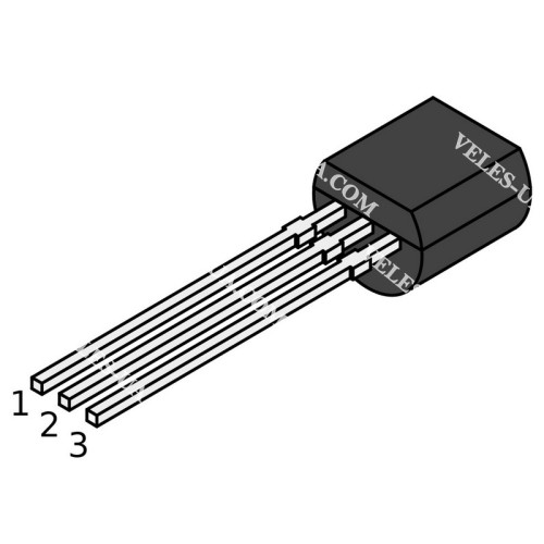 78L05 +5V 0,1А TO-92 (артикул: 78L05 TO-92) 78L05 +5V 0,1А TO-92 (артикул: 78L05 TO-92)